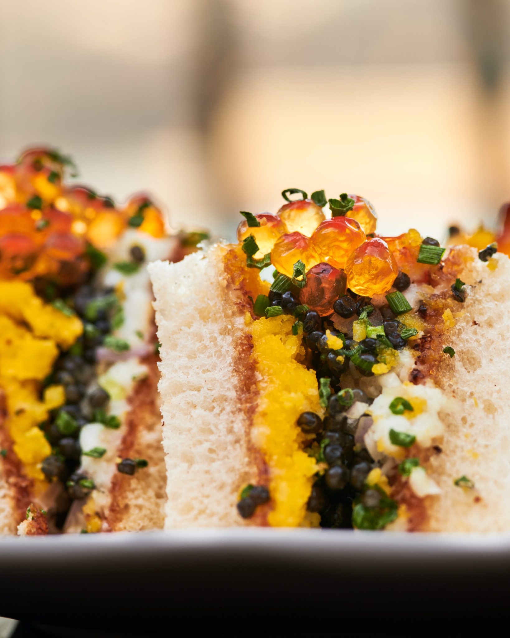 El Paso Food Photographer | Caviar Sandwich Detail