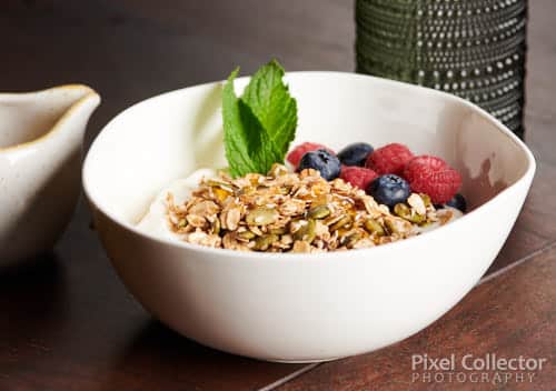 Granola and Yogurt from Ambar Restaurant in El Paso.