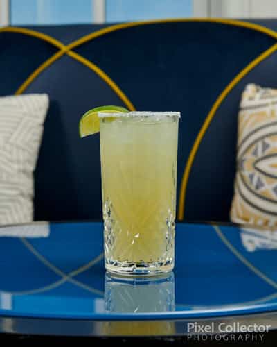 Photo of a classic margarita.