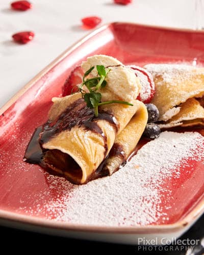 Professional Food Photography - Crepes