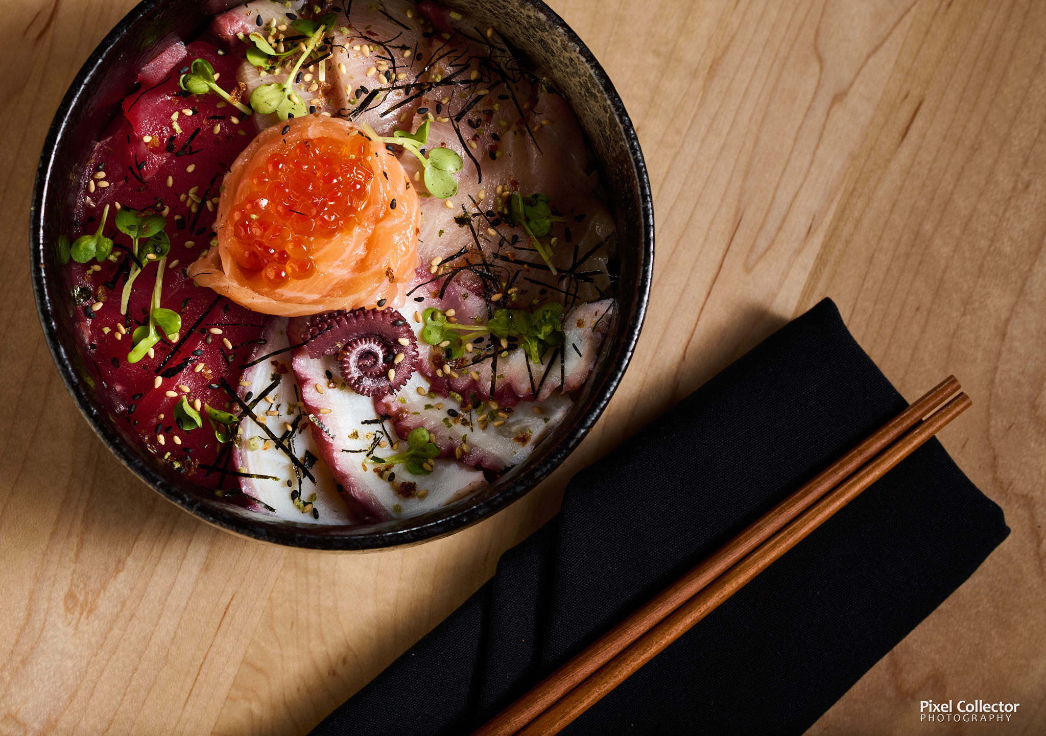 El Paso Food Photographer | Sushi Itto | Sashimi Bowl