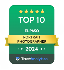 Top 10 El Paso Portrait Photographers Badge