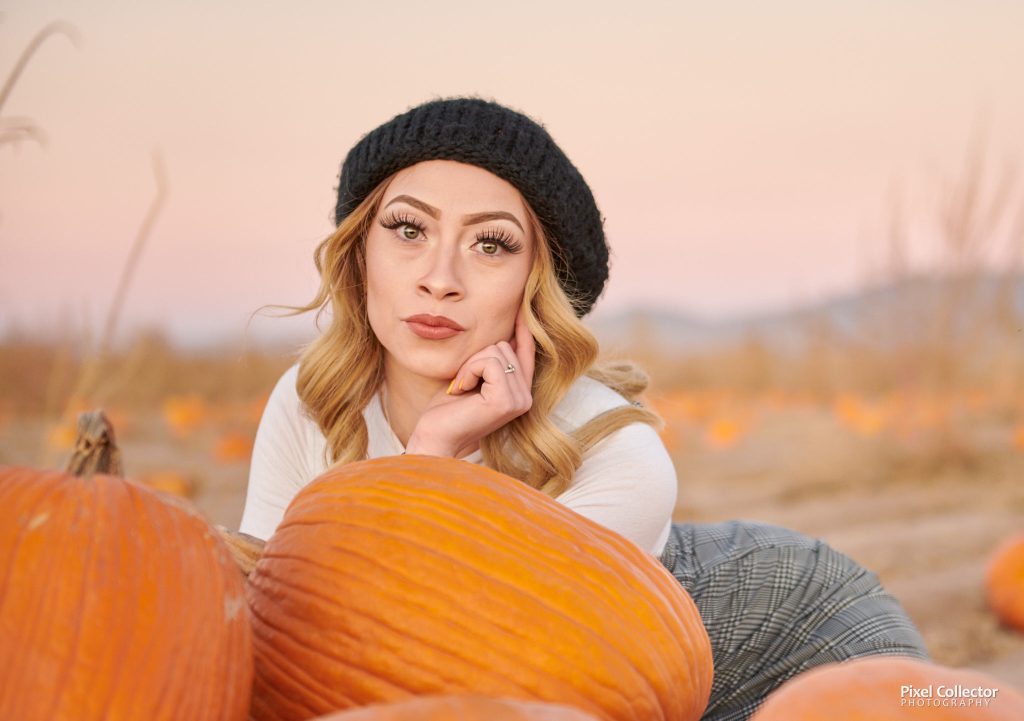 El Paso Glamour Photographer | Eden at the pumpkin patch