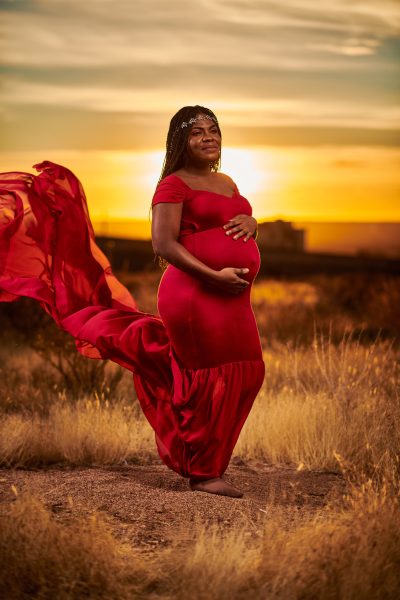 sunset maternity session.